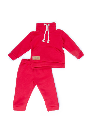 Красный демисезонный комплект (кофта, штаны) Убранка