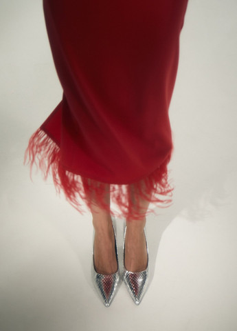 Червона вечірня сукня Gepur однотонна