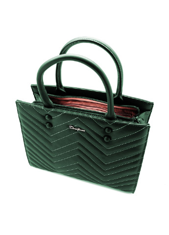 Сумка David Jones каркасная сумка логотип зелёная деловая