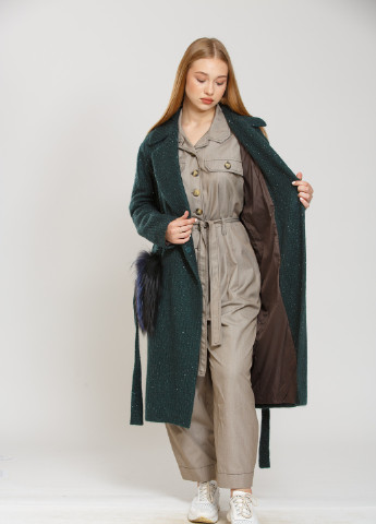 Зеленое демисезонное Пальто (Quarante) Зеленый Donna Bacconi