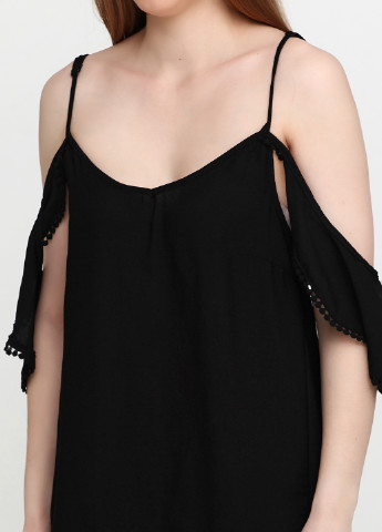 Черное кэжуал платье Mi Ami с орнаментом