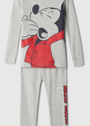 Серая всесезон пижама (лонгслив, брюки) лонгслив + брюки Gap
