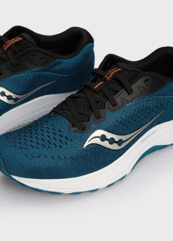 Синие всесезонные синие беговые кроссовки clarion 2 Saucony