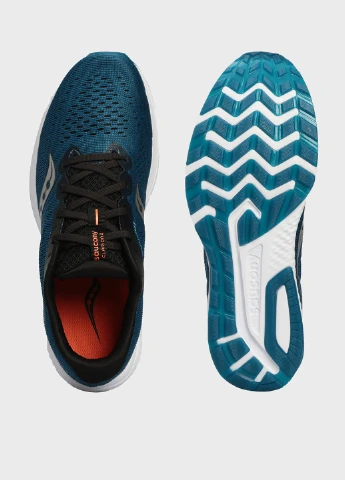 Синие всесезонные синие беговые кроссовки clarion 2 Saucony
