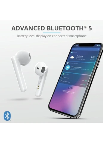 Наушники (23783) Trust Primo Touch True Wireless Mic White (253547262)