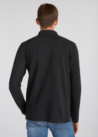 Темно-серая футболка-поло для мужчин Promin меланжевая