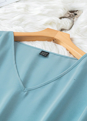 Блакитна блуза SHEIN