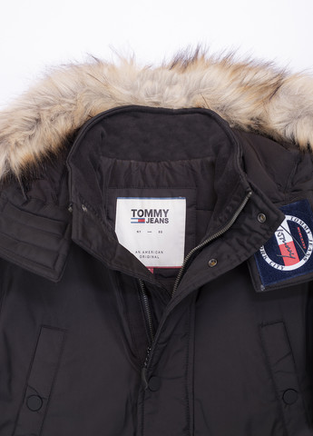 Черная зимняя куртка Tommy Jeans