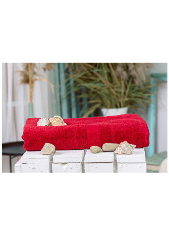 Полотенце MirSon банное №5000 SoftNess Bordo 100x150 см (2200003181180) No Brand красный