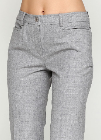 Серые классические демисезонные брюки Luisa Spagnoli