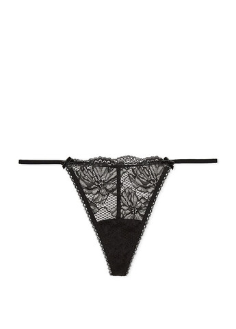 Черный демисезонный комплект (бюстгальтер, трусики) Victoria's Secret