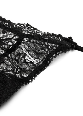 Черный демисезонный комплект (бюстгальтер, трусики) Victoria's Secret