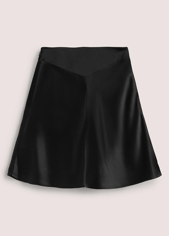 Черная кэжуал однотонная юбка Boden а-силуэта (трапеция)