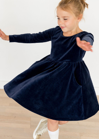 Темно-синя сукня Hanna Andersson (129869672)