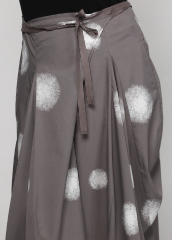 Серая кэжуал с рисунком юбка Crea Concept миди