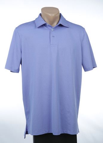 Лавандовая мужская футболка поло Ralph Lauren однотонная