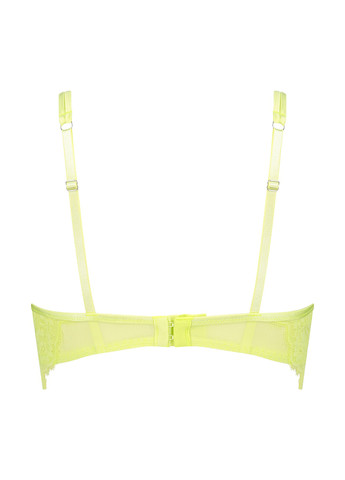 Салатовый бралетт бюстгальтер Hunkemoller с косточками кружево, полиамид