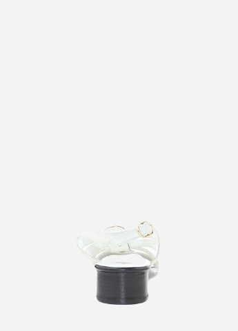 Белые босоножки rs46 белый-кофейный Sana