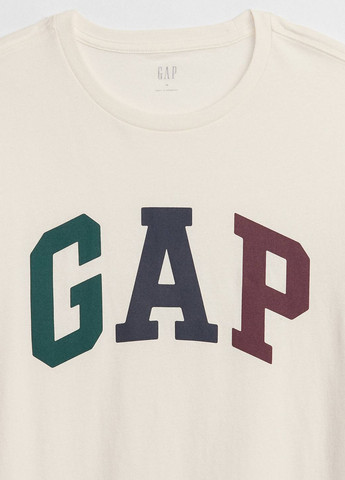 Молочная футболка Gap