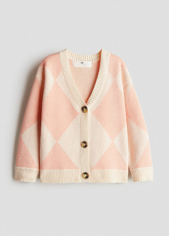 Персиковый демисезонный кардиган H&M