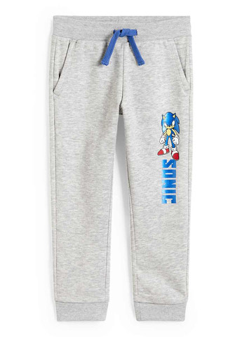 Светло-серые спортивные демисезонные брюки джоггеры C&A