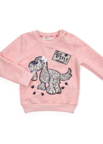 Черный демисезонный костюм десткий с собакой (13663-80g-peach) Breeze