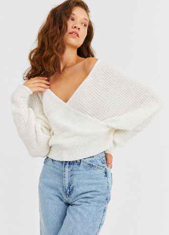 Молочний демісезонний пуловер пуловер ECROU