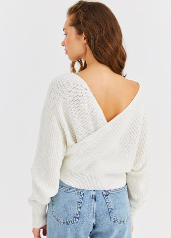 Молочный демисезонный пуловер пуловер ECROU