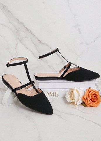 SHEIN Туфли черный з искусственная кожа, китай — лето (339855337)