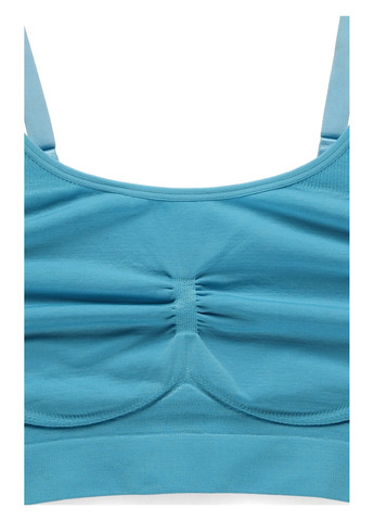 Блакитний топ бюстгальтер Crivit без кісточок поліамід