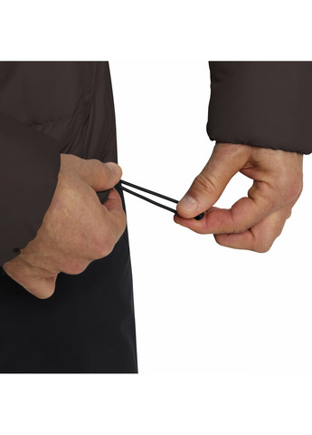 Темно-коричневий демісезонний Пуховик Jack Wolfskin