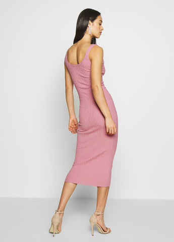 Розовое кэжуал платье платье-майка Missguided однотонное
