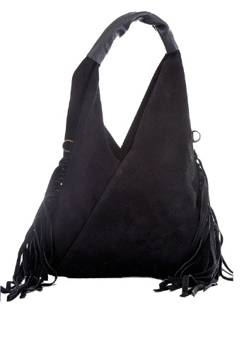Сумка Diva's Bag хобо, шопер однотонна чорна кежуал