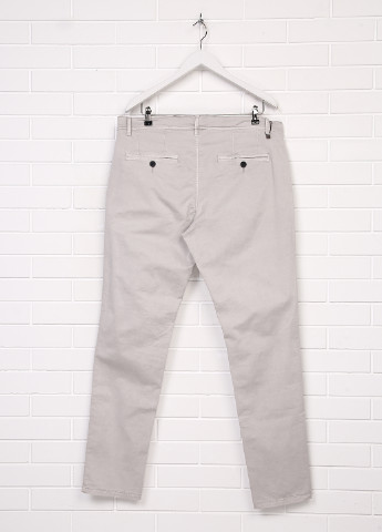 Светло-серые кэжуал демисезонные зауженные брюки Antony Morato