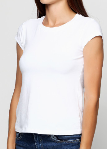 Белая летняя футболка Manatki