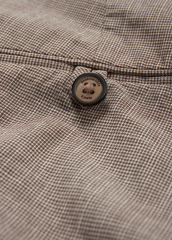 Темно-бежевые кэжуал демисезонные зауженные брюки C&A