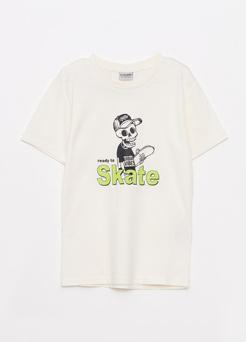 Чорно-білий літній комплект (футболка, шорти) LC Waikiki