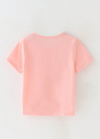 Светло-розовая летняя футболка SHEIN