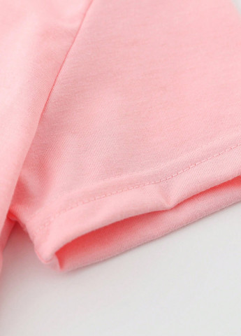 Светло-розовая летняя футболка SHEIN