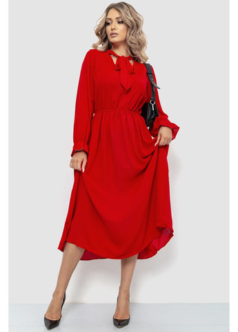 Красное кэжуал платье Ager однотонное