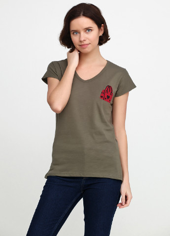 Хаки (оливковая) летняя футболка G & N