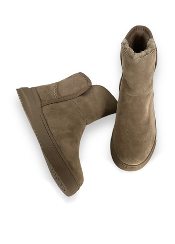 Зимние ботинки ALLSY без декора из натуральной замши