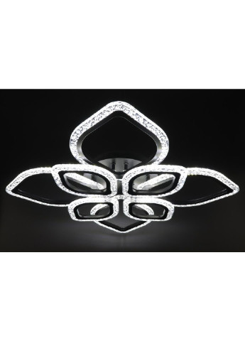 Люстра стельова LED з пультом A2522/4+4-bk Чорний 10х53х71 див. Sunnysky (253628599)