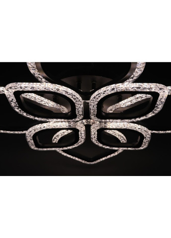 Люстра стельова LED з пультом A2522/4+4-bk Чорний 10х53х71 див. Sunnysky (253628599)