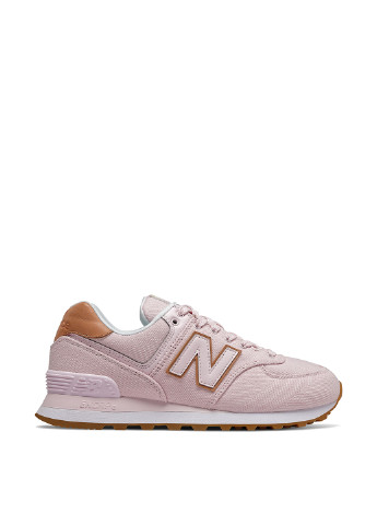 Розово-лиловые демисезонные кроссовки New Balance 574