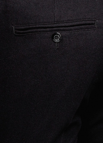 Черные кэжуал демисезонные зауженные брюки Oodji