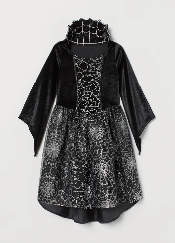 Чорна вечірня сукня,чорний-сріблястий, H&M (250302091)