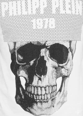Біла футболка Philipp Plein