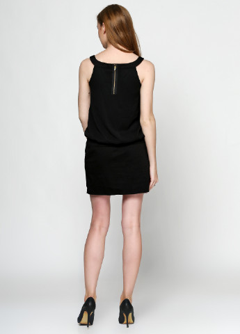 Черное коктейльное платье Cache Cache однотонное