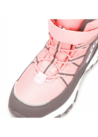 Розовые кэжуал зимние ботинки Skechers